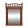 Antique 19th century faux bamboo mirror in wood, France