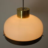 Mid-century glass chandelier/kamenicky senov, 1970's