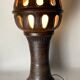 Lampadaire champignon brutaliste en céramique 100 cm, années 1960