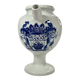 Apothecary pot, pouring model, Delft earthenware pharmacy hand-painted blue décor