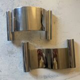 Pair of silver candlesticks from the 70s