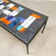 Vintage ceramic tile coffee table belarti ‘art’