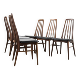 Set of 6 'Eva' chairs by Niels Koefoed