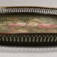 Oval tray in painted sheet metal Napoleon III