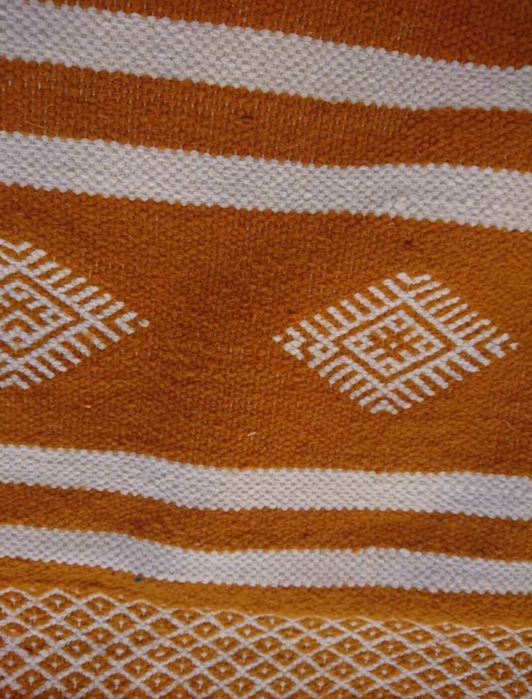 Yellow kilim handmade woollen 190x105cm