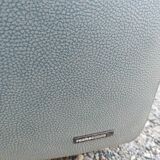 Canape design roche bobois blue leather