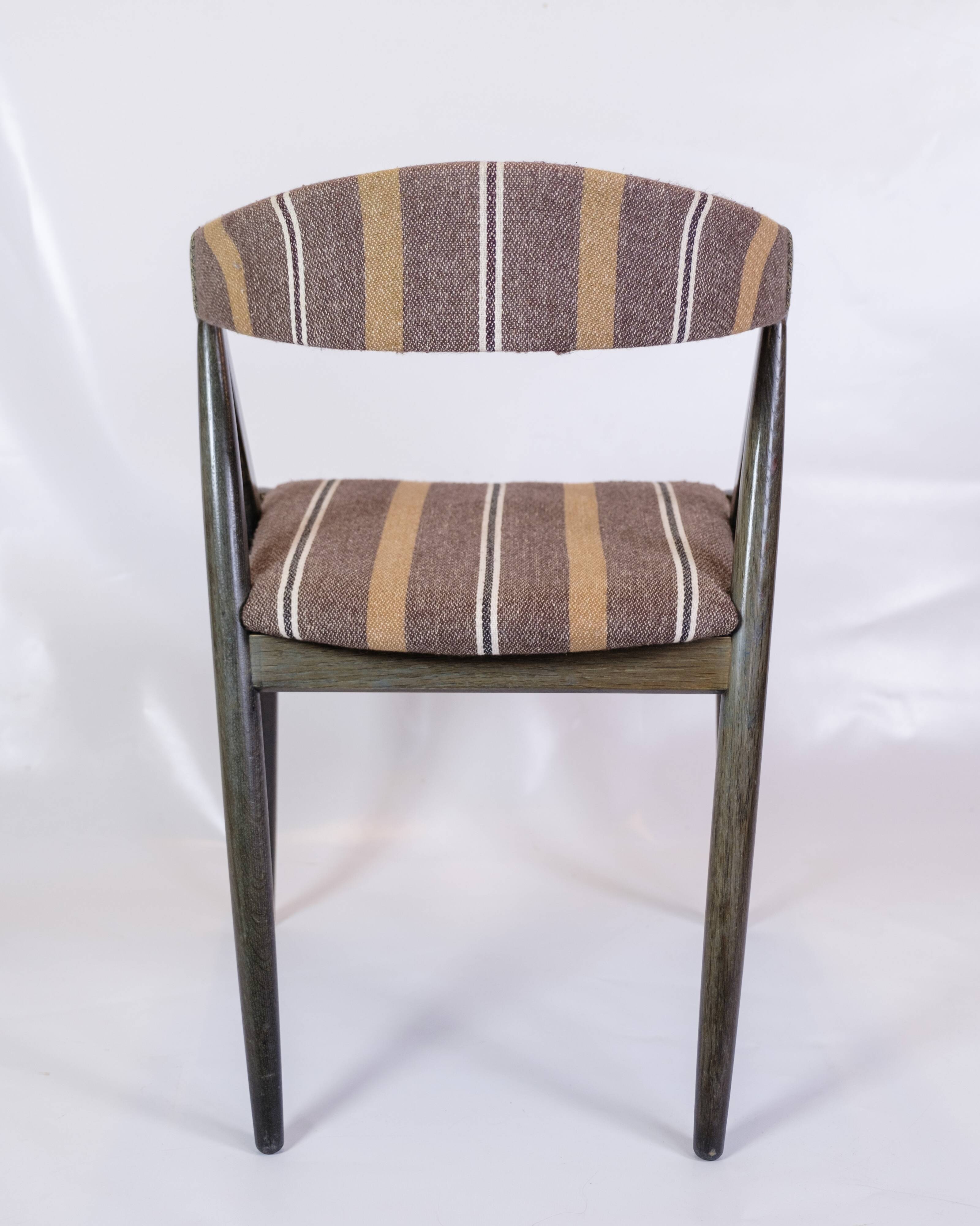 Set Of 6 Dining Chairs Model 31 Made In Dark Wood By Kai Kristiansen