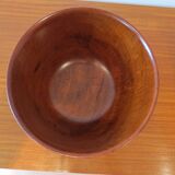 Very Large Teak Midcentury Wooden Bowl by Galatix England, 1970s