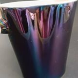 Verceram Black Iridescent Ceramic Ice Bucket