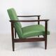Light Green Velvet GFM-142 Armchair by Edmund Homa, 1970s