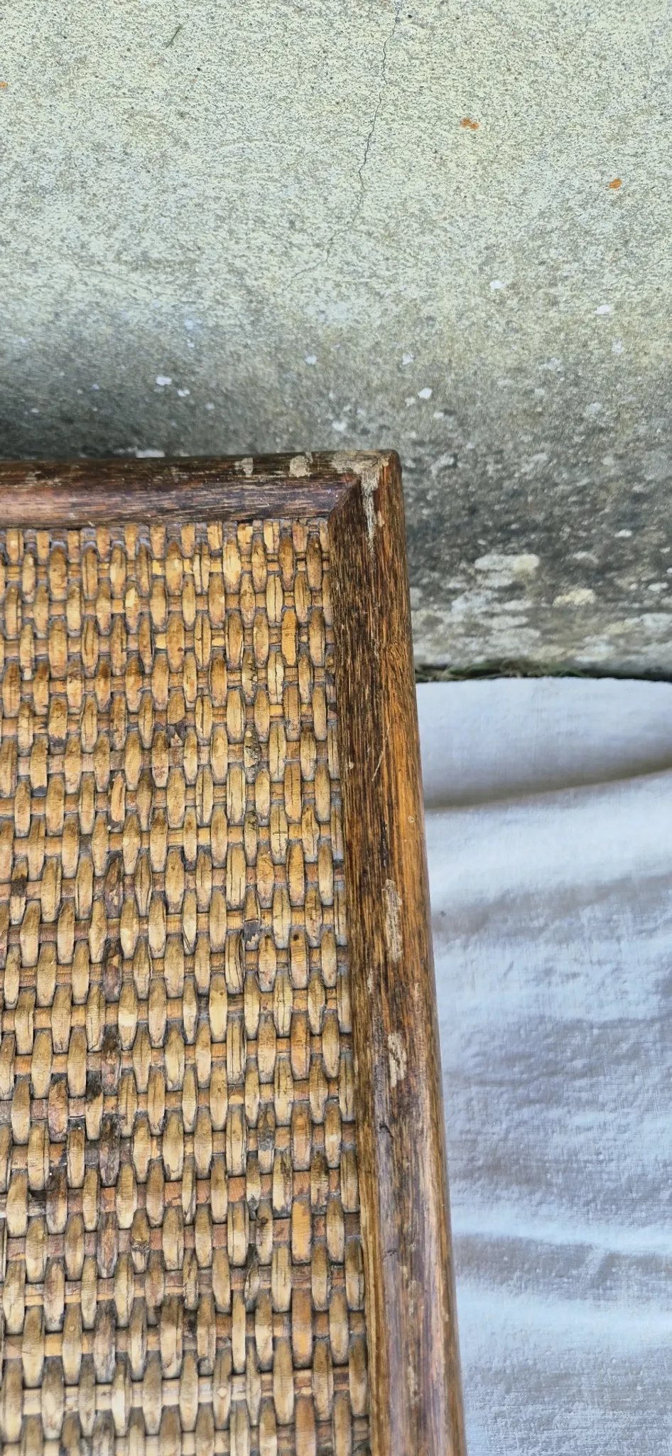Vintage wicker chest of drawers furniture
