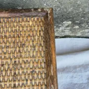 Vintage wicker chest of drawers furniture