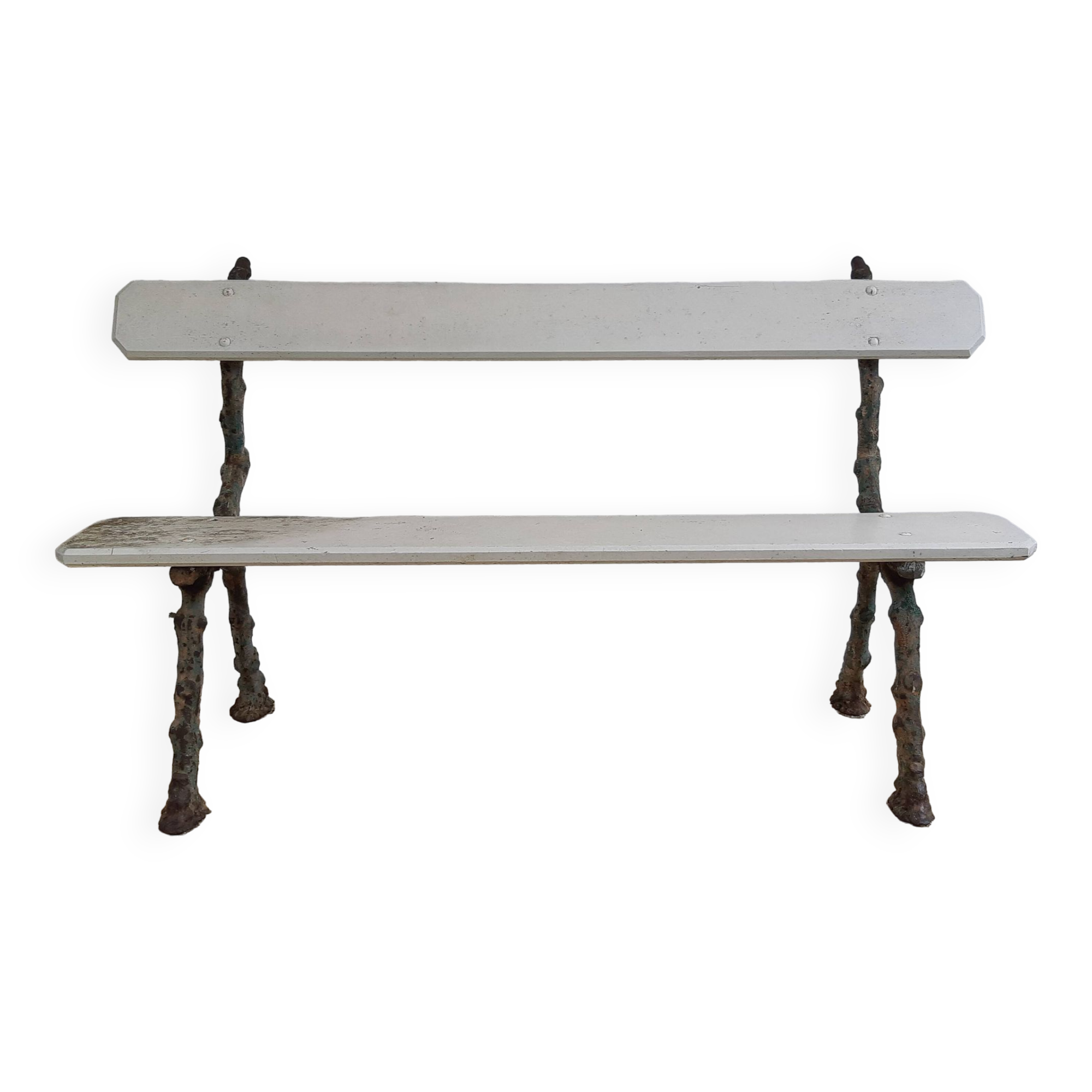 Cast iron garden bench