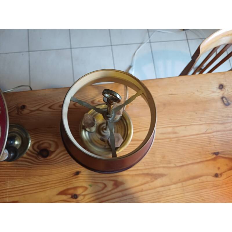 2 Empire style bouillotte lamps