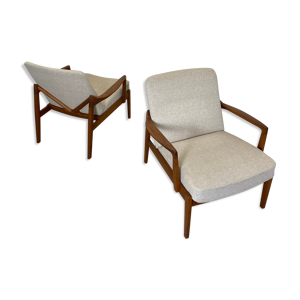 Paire de fauteuils danois d'Edvard