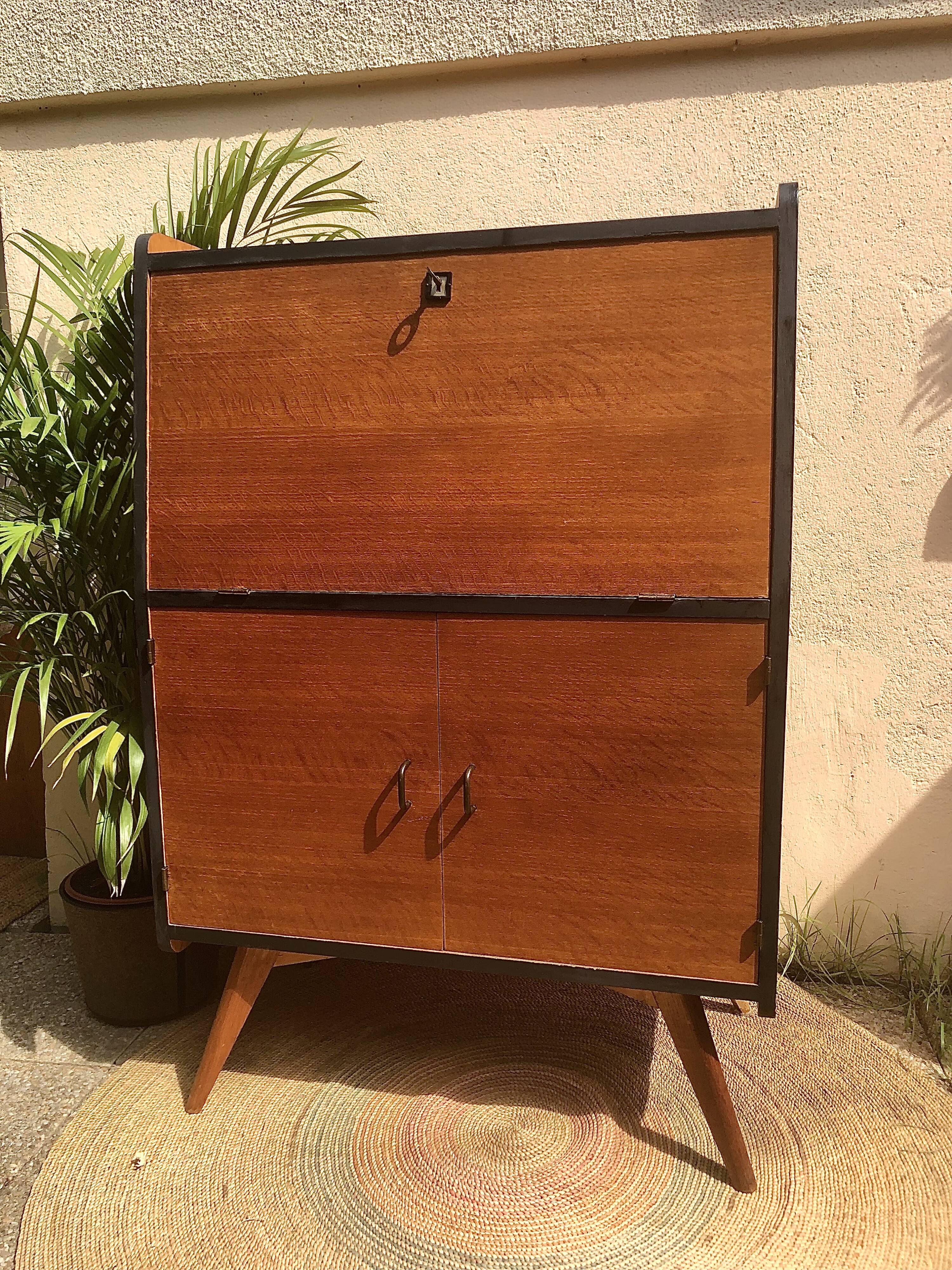 Scandinavian secretary compass feet