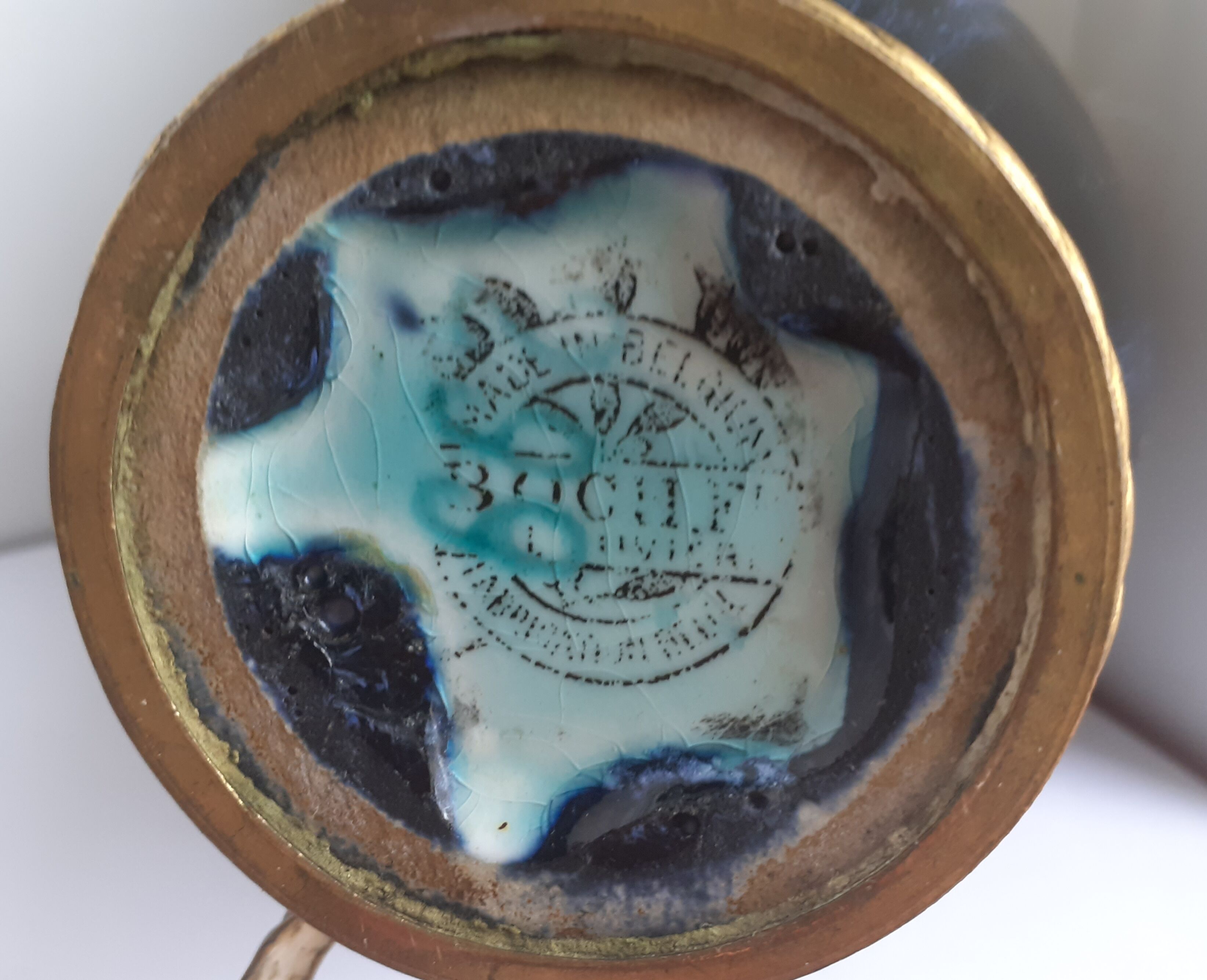 Vase en faïence vernissée Boch La Louvière
