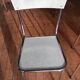 Green formica chairs