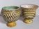 Duo of sacrificed ceramics Pottery by Pieter Groeneveldt 60s
