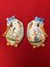 Henriot Quimper earthenware bouquetettes (couple)