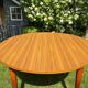 Vintage extendable round table