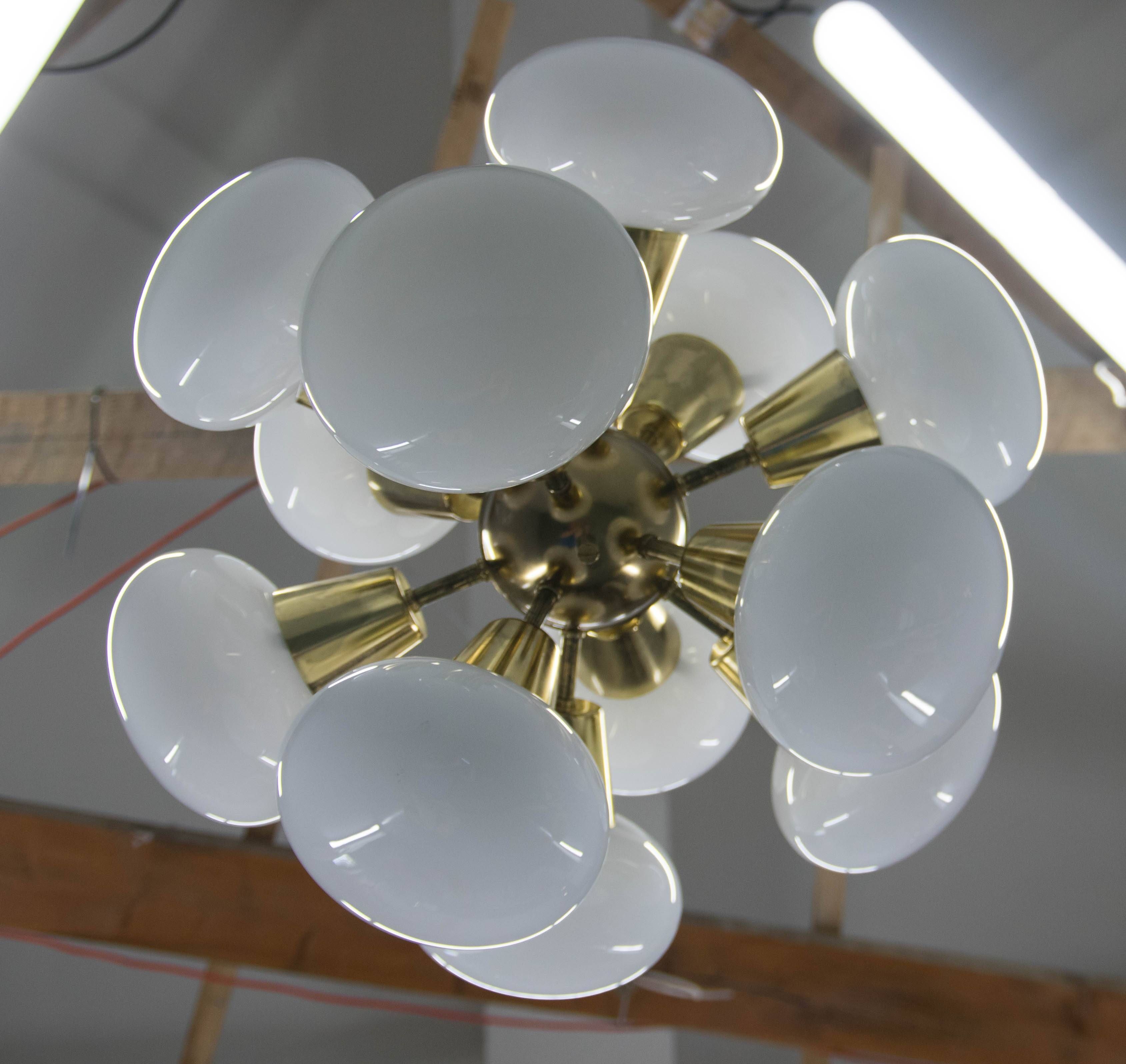 Lustre Spoutnik de Kamenicky Senov, années 1970