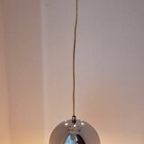 Set of 3 Benny Frandsen modular chrome pendant lights, Denmark 1970/80