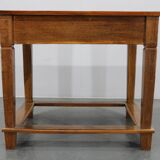 1930s Restored Antique Oak Table, Czechoslovakia
