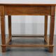 1930s Restored Antique Oak Table, Czechoslovakia