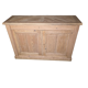 19th-century buffet in solid fir with a chevron top (shallow)
