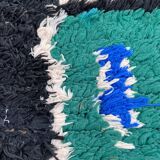 Moroccan carpet Berbere Boucherouite red