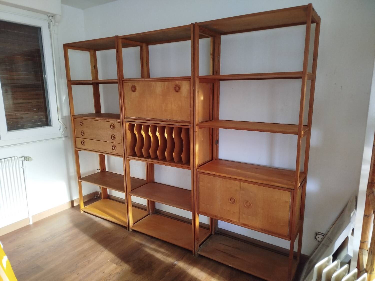 Vintage modular shelf, 1970s