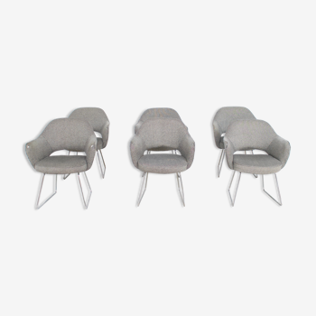 6 armchairs Knoll International 60' years Eero Saarinen