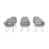 6 armchairs Knoll International 60' years Eero Saarinen