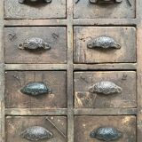 Wooden craft furniture with 10 drawers