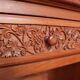 Vintage Vanity Desk, unique hand carved, Chiang Mai teak wood