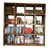 Library 16 boxes, solid wood