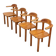 Set of 4 Alder Wood Opus Dining Chairs by Team 7 Austria