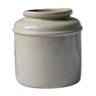 Pot ancien en céramique et glaçage gris