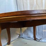 Mobilier d'Art Populaire Table Basse Circulaire Bois Massif Sculpté Années 30/40