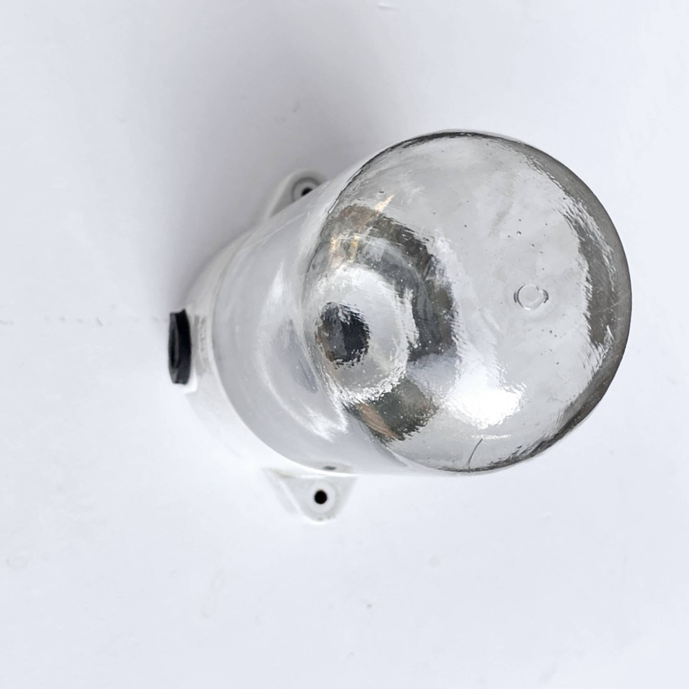 Transparent industrial wall lamp, Lindner & Co., Germany, 1970s.