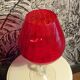 Vase empoli rouge h=34cm