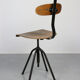 Pair of  swivel chairs industrial black, 1960s
