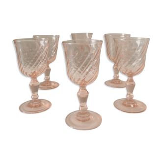 6 Rosaline liqueur glasses