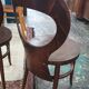 Set de 3 chaises bistrot modèle  mouette de baumann