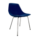 Barrel chair by Pierre Guariche - stainless steel base