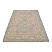 Tapis floral antique Oushak sku 2286