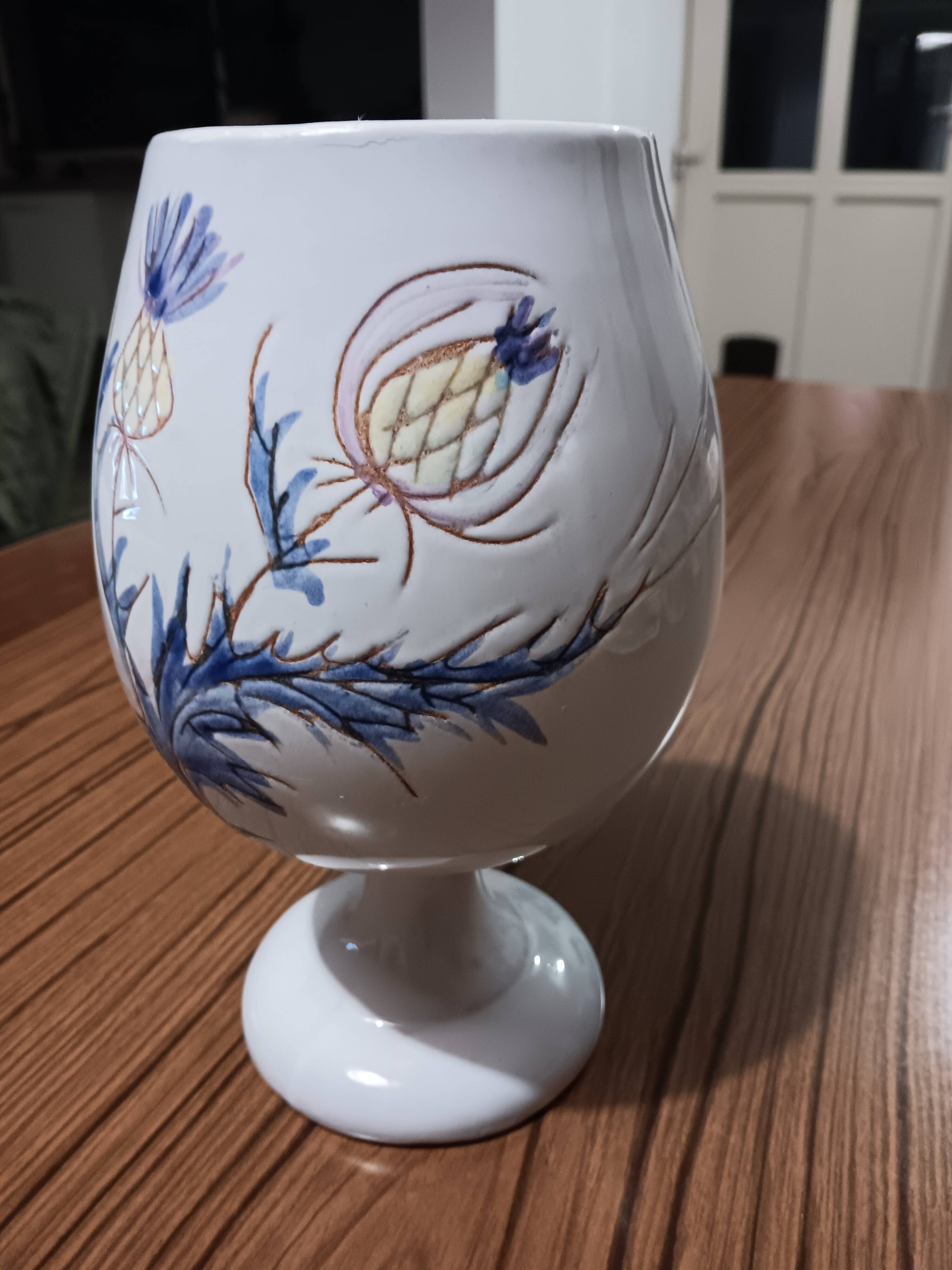Vallauris thistle vase.