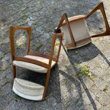 Vintage sled chairs
