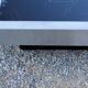Coffee table in brushed steel and black tinted glass from the 70s